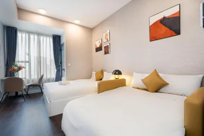 豪华双人开间 — Refined Saigon - Rivergate Aparment - Free Pool, Free Internet SIM for 3 nights, Free Pick Up for 5 nights
